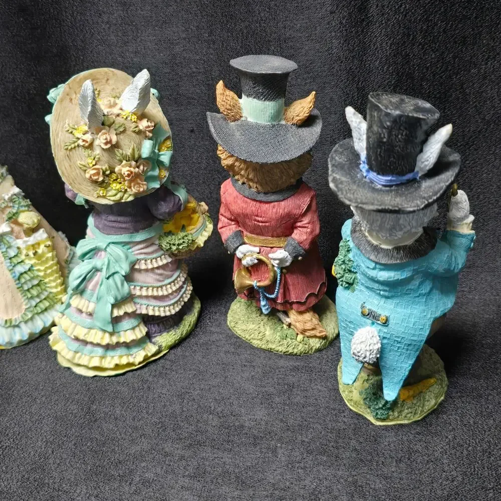 The Victorian Collection Easter Figurines Set of 8 Animal Characters VA01 - VA08